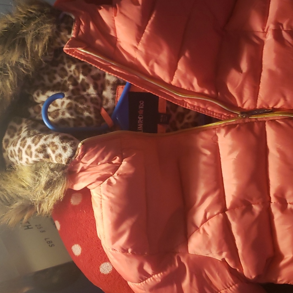 Girls puffy warm coat